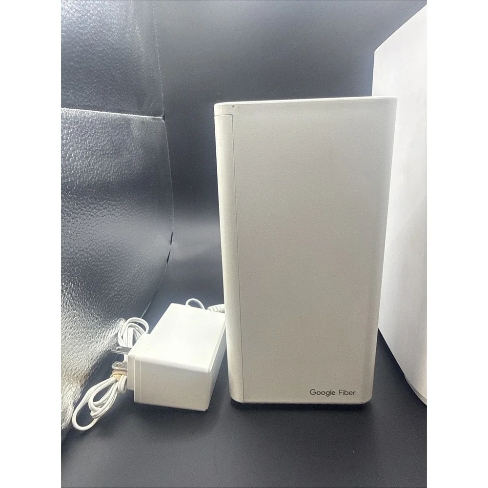 Google Fiber Wi-Fi Combo 6E Router 5-Port 6GHz GR6EXX0C & Mesh Extender GFEX310